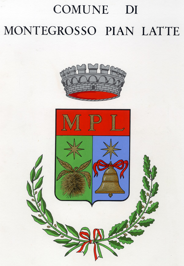Emblema del Comune di Montegrosso Pian Latte